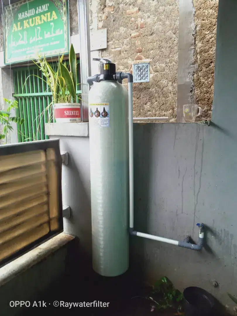 Filter air penjernih air kuning