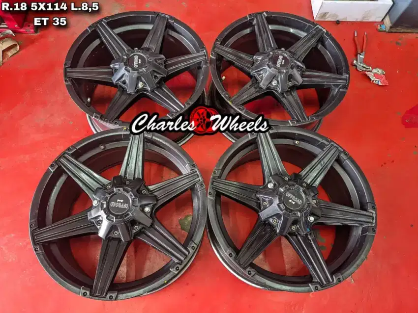 Jual velg mobil offroad r18 5x114,3 innova terios rush crv captipa dll