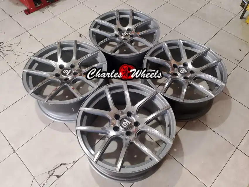 Jual velg mobil rep r18 5x114,3 innova hrv crv camry rush terios dll