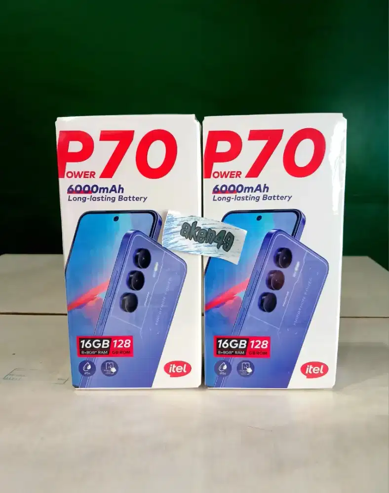 Itel P70 Power 8Gb 128Gb Helio G50 Ultimate Battery 6000mAh Resmi