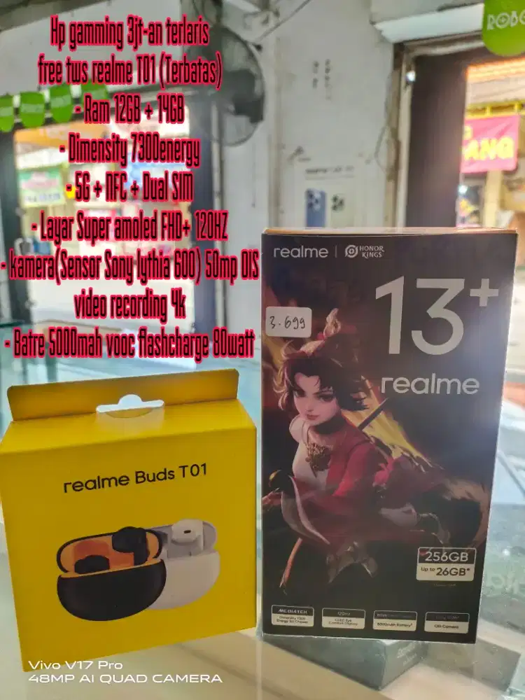 Realme 13+ 12/256 paling murah