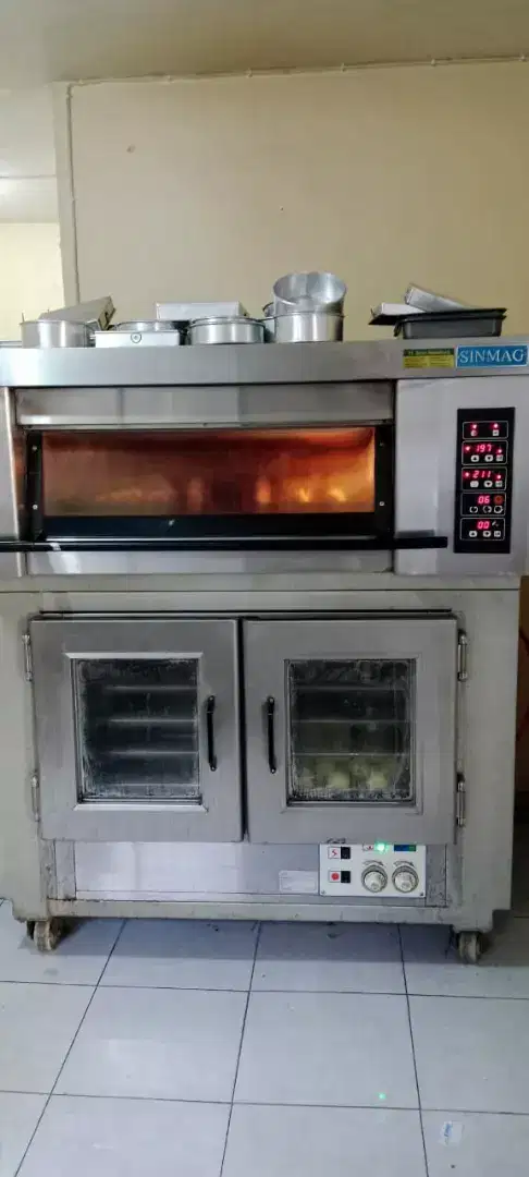 Dijual Oven deck + Proofer SINMAG