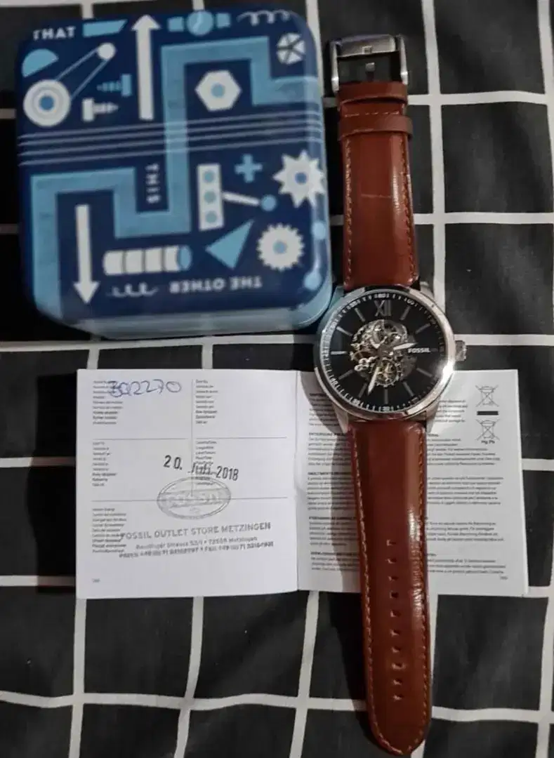 Jam Tangan Fossil Pria Brown BQ2270 Auto