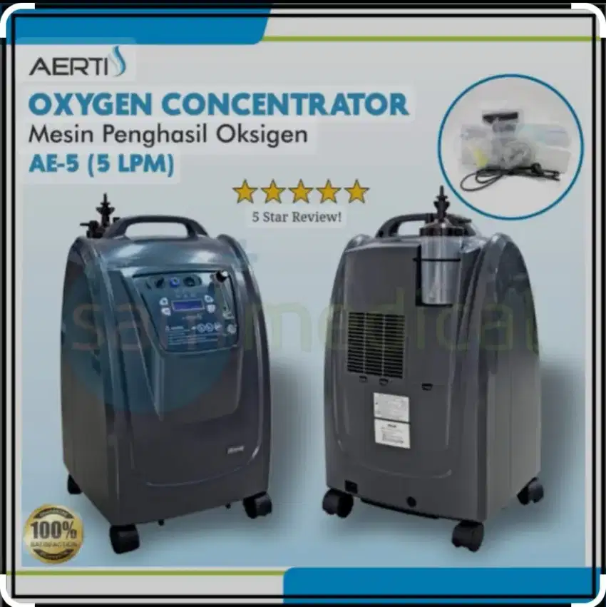 Mesin Penghasil Oksigen Oxygen Concentrator Aerti 5LPM