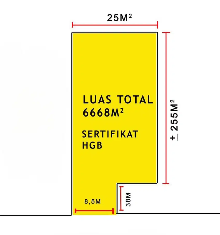 Dijual Tanah Kavling Siap Bangun Nol Jalan Raya Manukan Row Jln Lebar