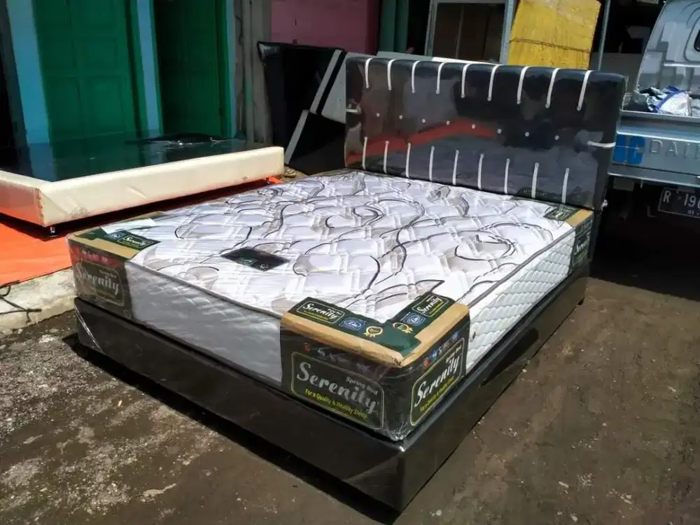 Set kasur sepringbet elit serenity uk160×200cm