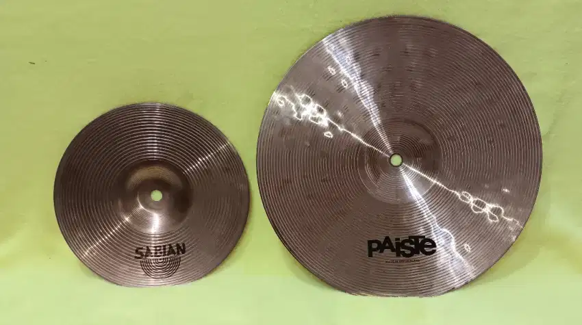 Cymbal Sabian Splash B8 8/20 - Paiste Alpha splash 12 Switzerland (ori