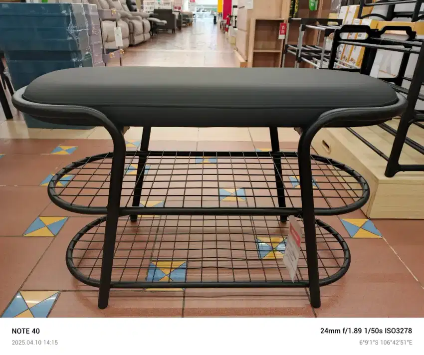 Laudy Shoe Bench ( Rak sepatu)