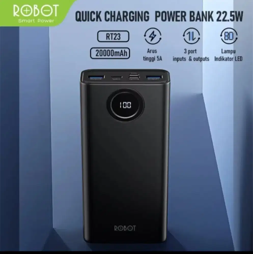 Powerbank Robot Power Bank 20000Mah RT23