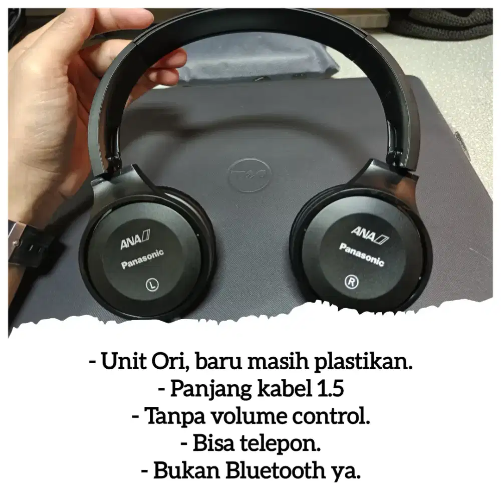 Headset Panasonic Original ANA non Mic