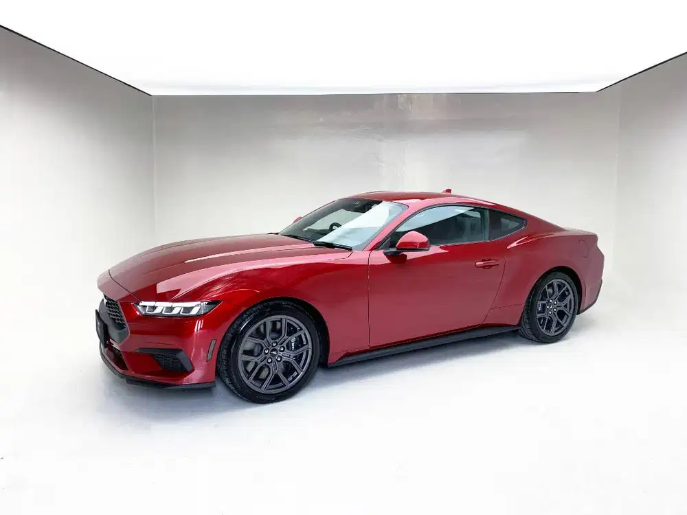 FORD MUSTANG ECOBOOST 2024 RAPID RED ON BLACK