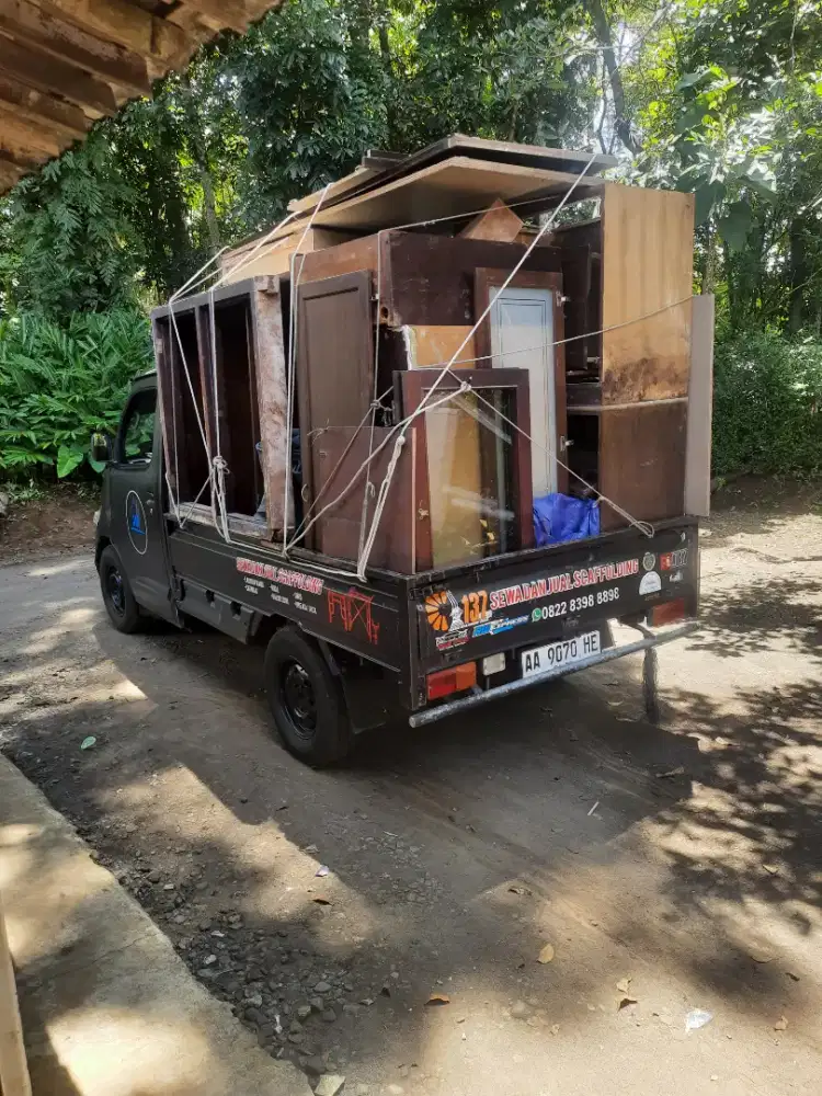 Jasa angkut lawasan murah barkas lemari kasur dipan springbed kulkas