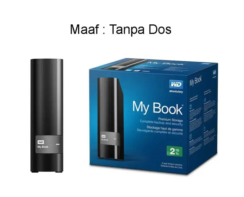 My Book for Mac 2TB – Hard Drive Eksternal Second, Kondisi Mulus!