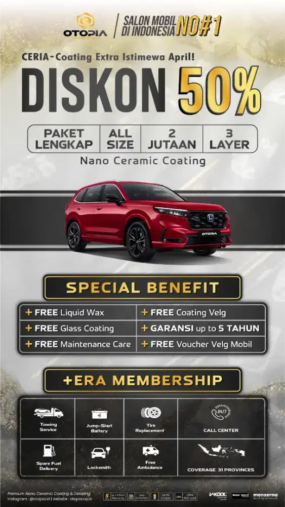 Coating, Detailing, Anti Karat, Kaca film