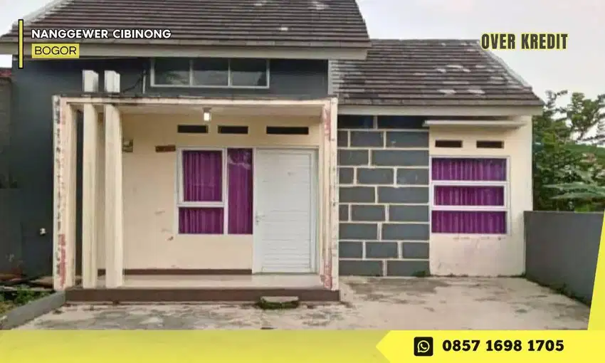 Take Over Rumah 69 JT Bogor Asri dkt Pemda Cibinong Strategis