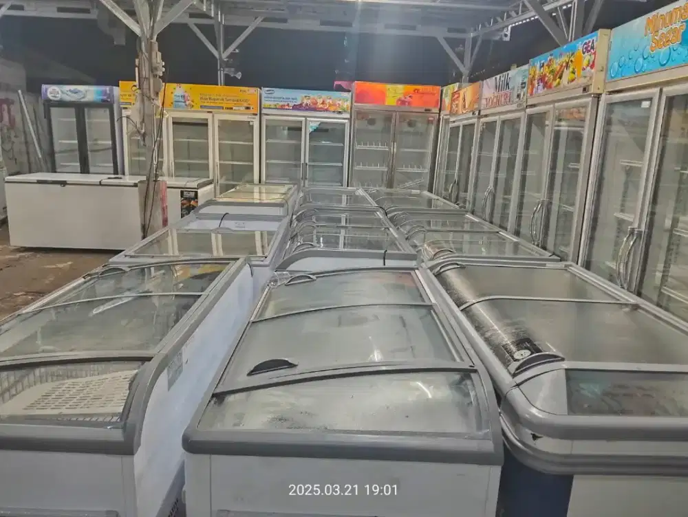 Frezer SLIDING KACA GLASDOOR