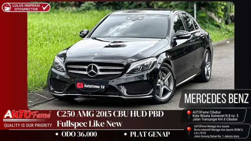 Mercedes Benz C250 AMG 2015 CBU HUD PBD