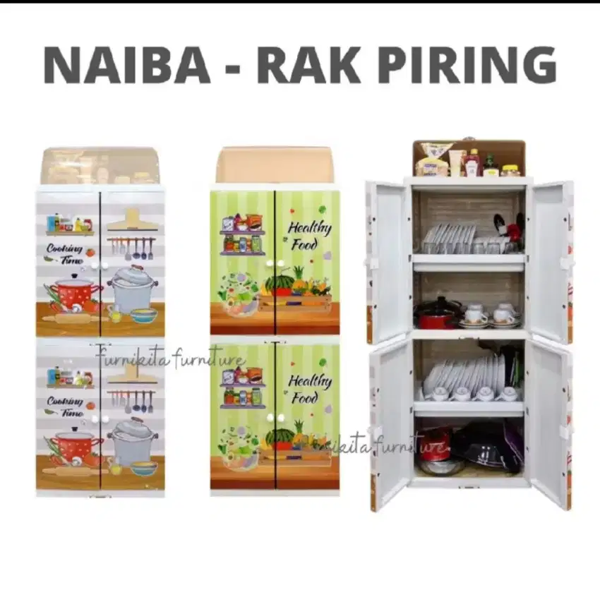 Lemari piring plastik