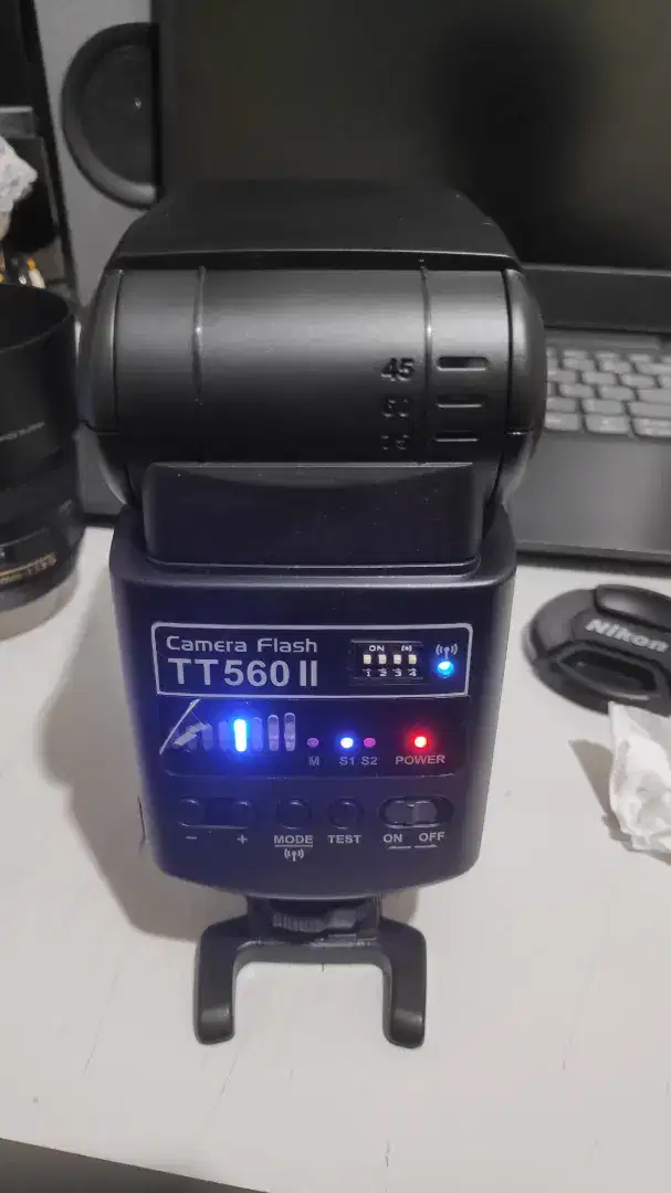 Flash Kamera GODOX TT560 II Bekas No Remote