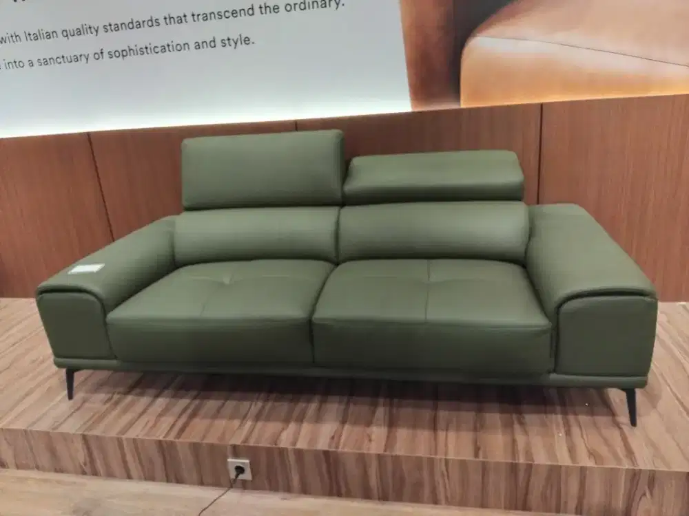KREDIT LENNOX SOFA 3 SEATER GREEN