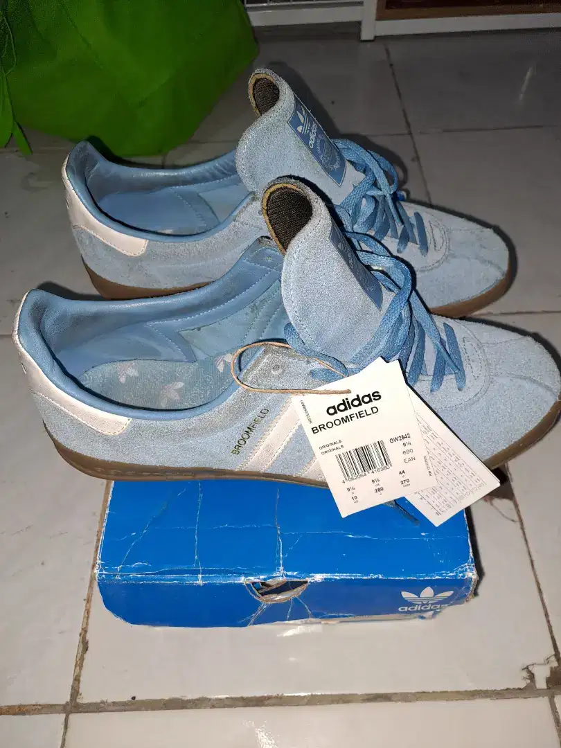 Adidas Broomfield Light Blue 100% Original Size 44