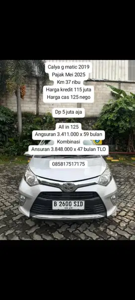 Toyota Calya 2019 Bensin