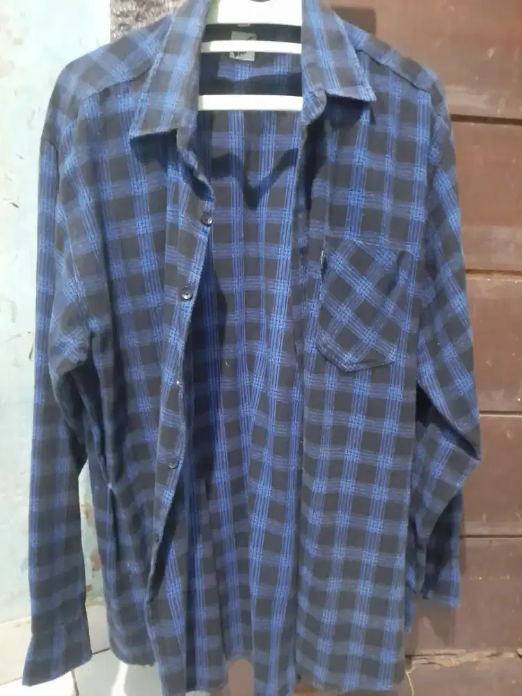Kemeja flanel unisex