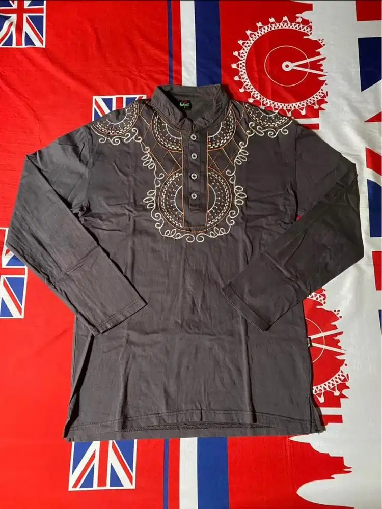 Baju koko muslim kemeja kaos