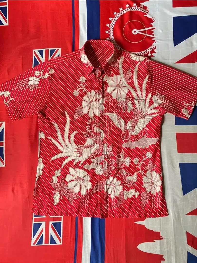 Baju batik atasan kemeja