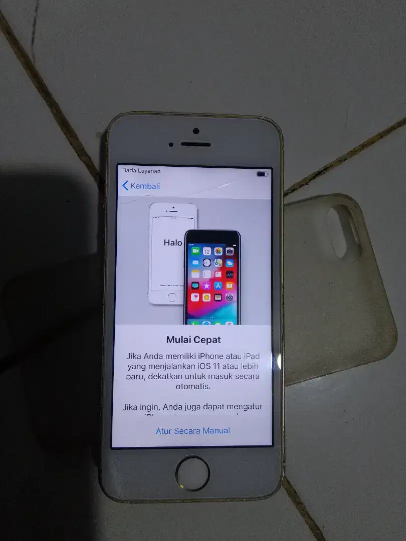 Iponhe 5s 16 mentok gak mau masuk menu