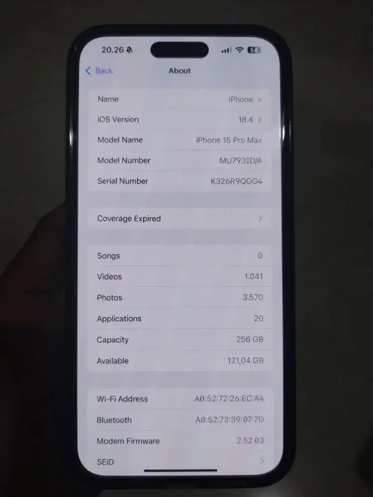 iPhone 15 Pro Max Natural Titanium Digimap