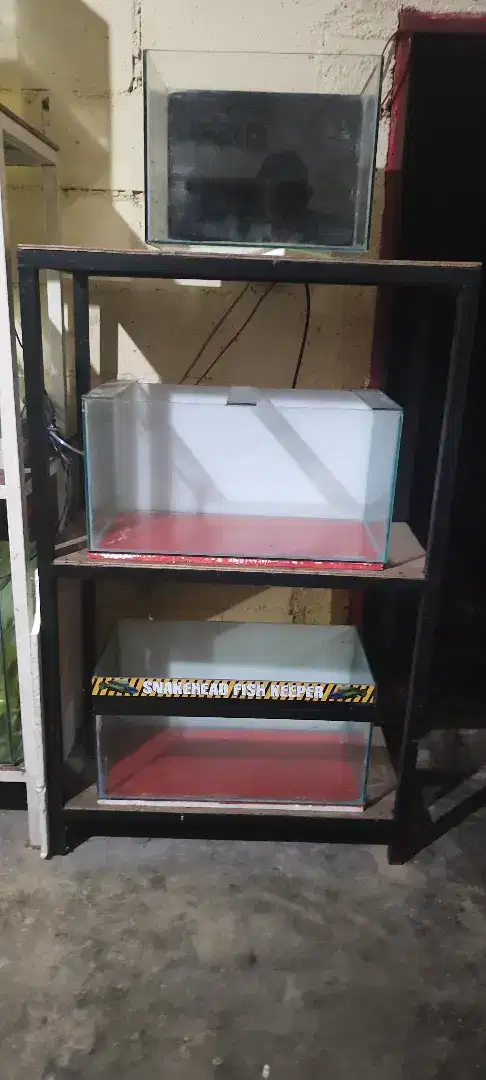 Rak beserta aquarium