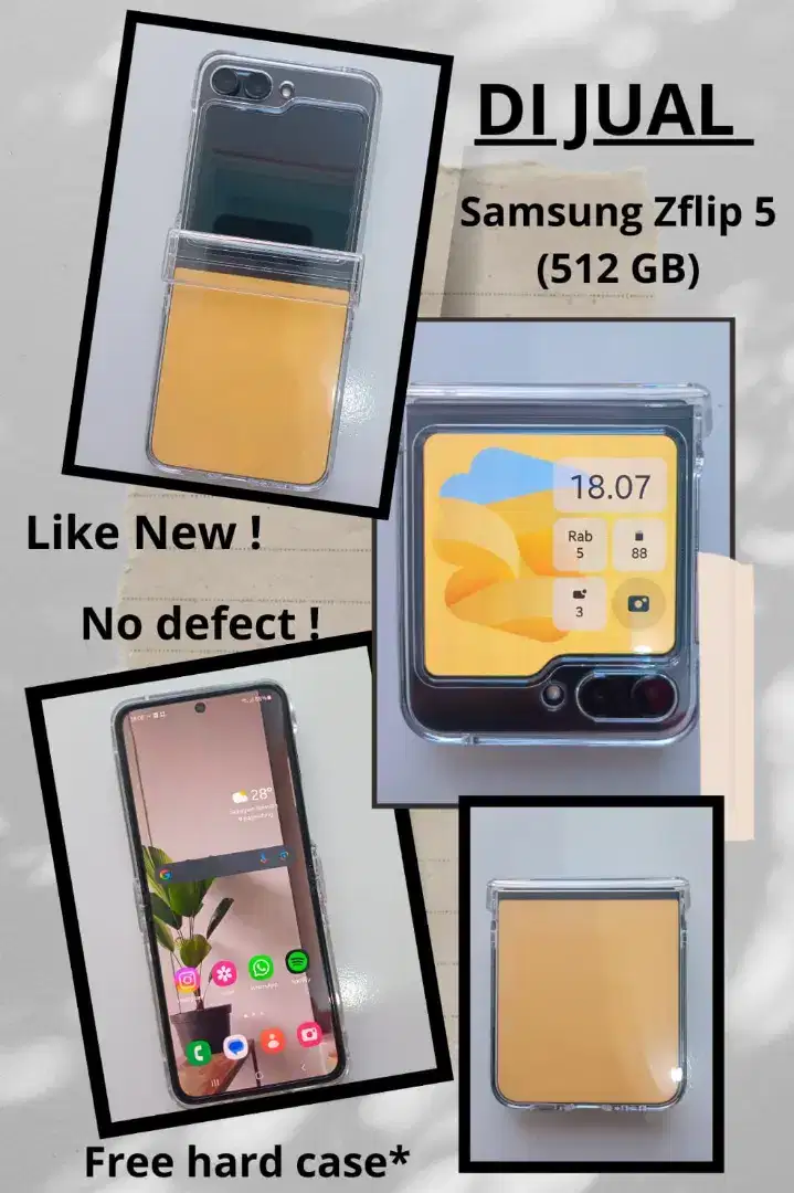 Jual butuh z flip 5 ram 8 256