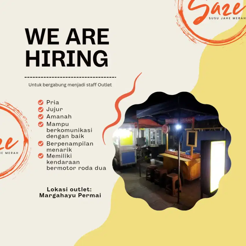 Lowongan Staff Susu Jahe Merah