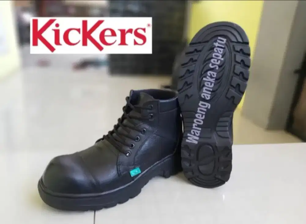 KICKERS Sepatu Boots Safety Kulit Murah Berkwalitas Sepatu Safety