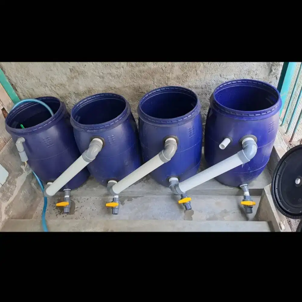 Tong Filter Air 4 Chamber x 60 liter + BONUS Media Filter Full Set