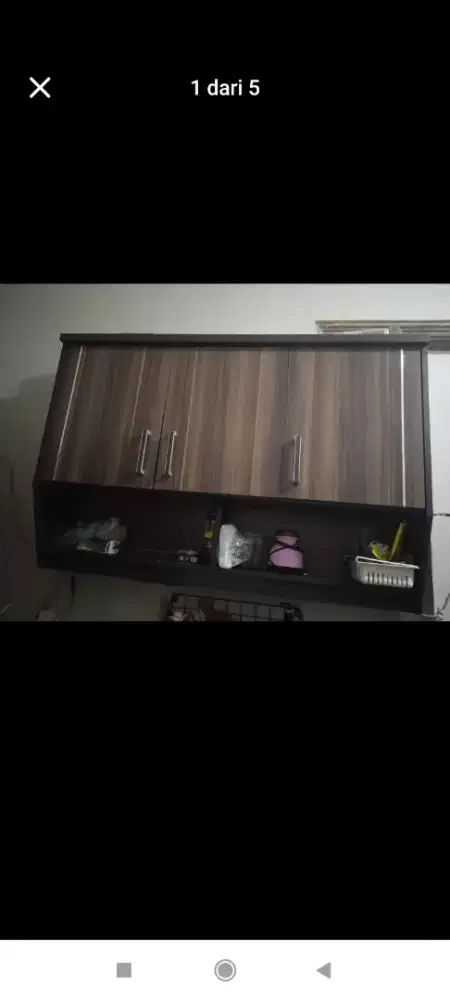 Kitchen set gantung 3 pintu