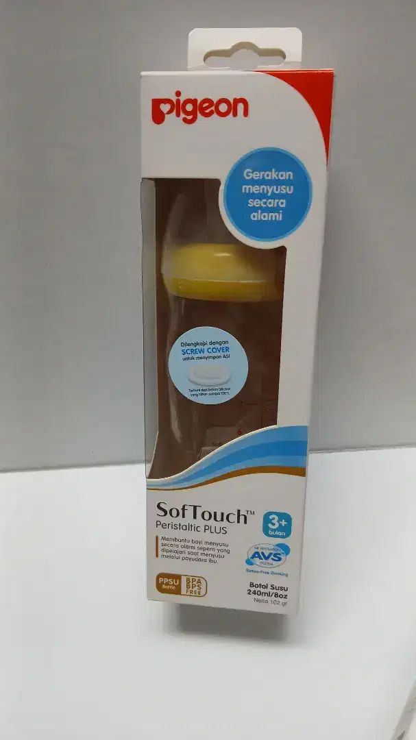 PIGEON BOTTLE PPSU SOFT TOUCH 240ML (NEW)
