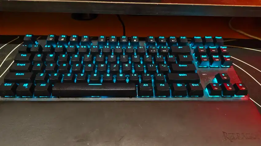 Keyboard Tecware Phantom 87 TKL + Magnetic Case + Palm Rest Red Dragon
