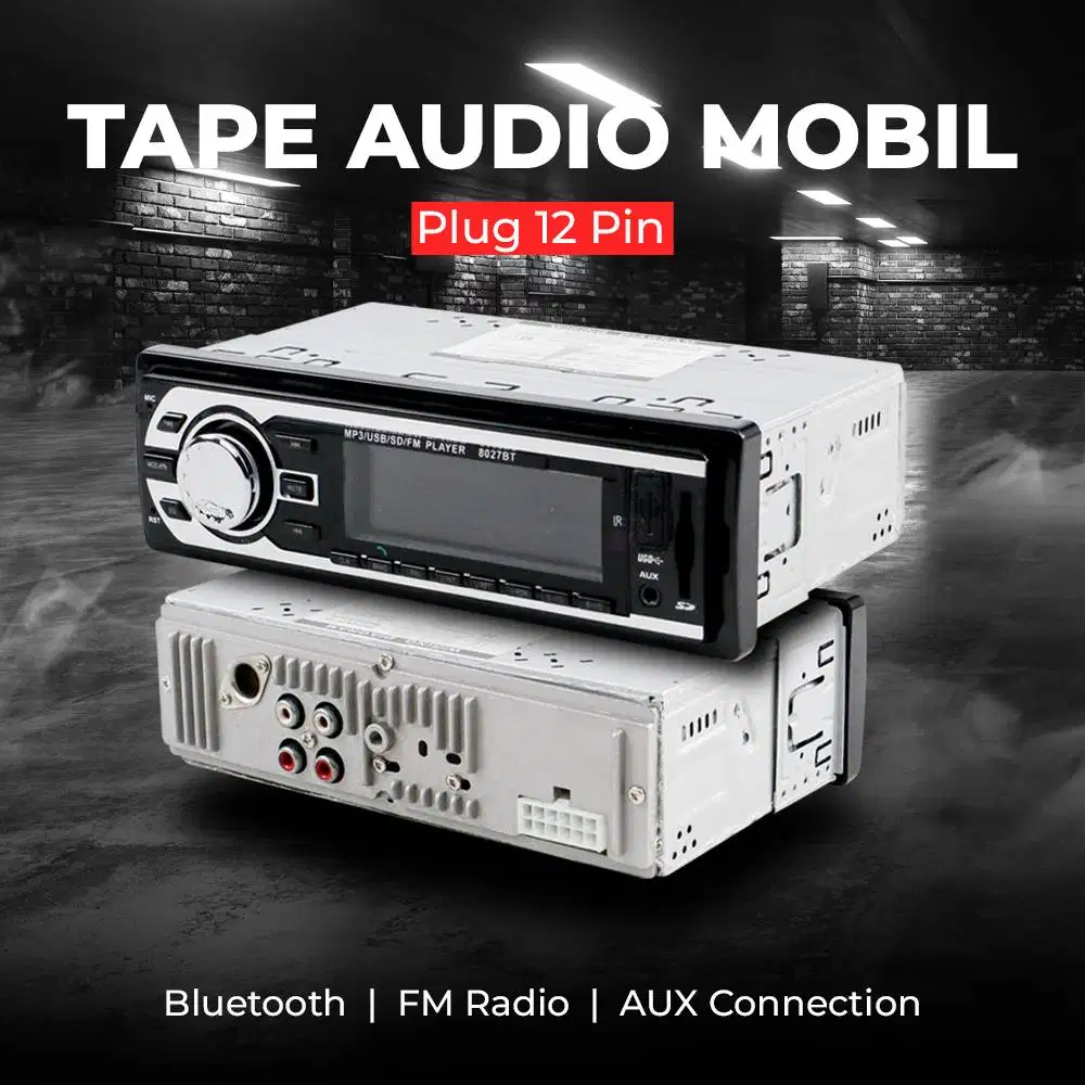 Tape Audio Mobil Multifungsi Bluetooth MP3 FM Radio NEW
