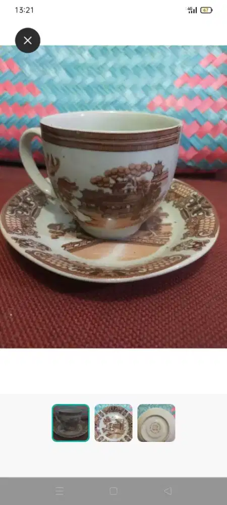 Teapot keramik tanpa teko