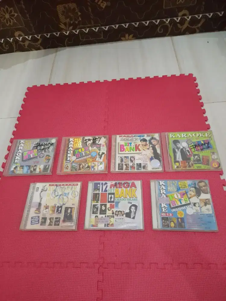 Jual borongan 5 buah vcd karaoke lagu indonesia original.