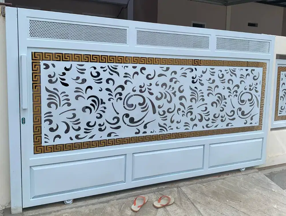 pintu pagar laser cutting