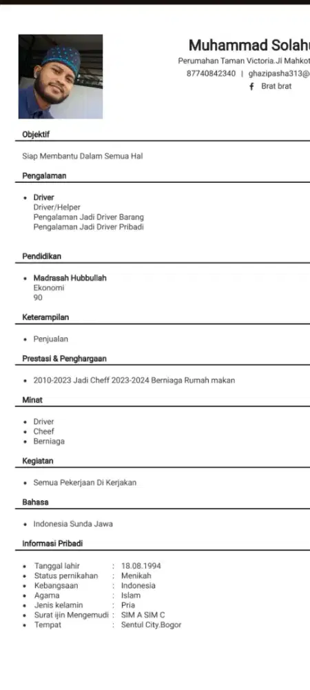 Cari Loker Driver