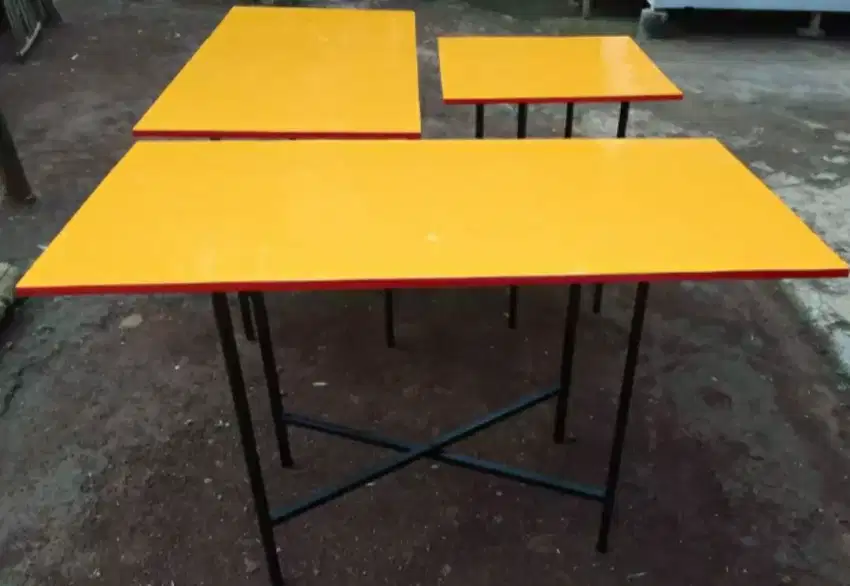 Meja lipat meja makan meja kedai meja portable