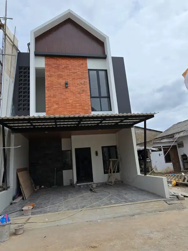 Rumah cluster 4 menit gerbang tol dan  Stasiun LRT