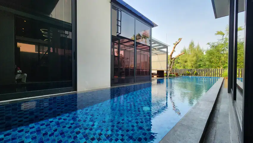 Turun harga rumah mewah full furnished di Cluster Lyndon Navapark Bsd