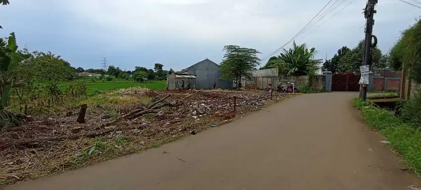 Tanah Kavling SHM Pinggir Jalan, 20 Menit Stasiun Citayam