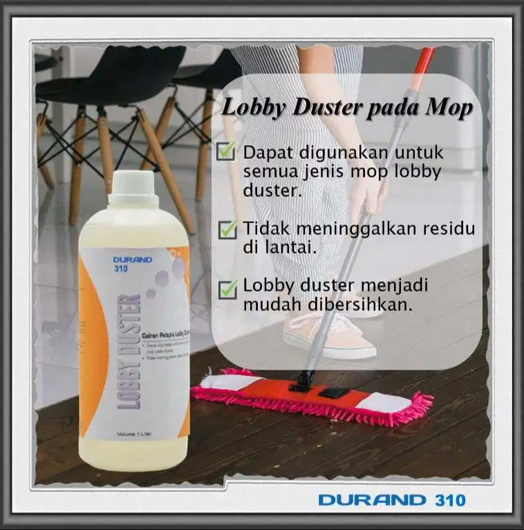 Cairan Pembersih Lobby Duster Mop Durand 310