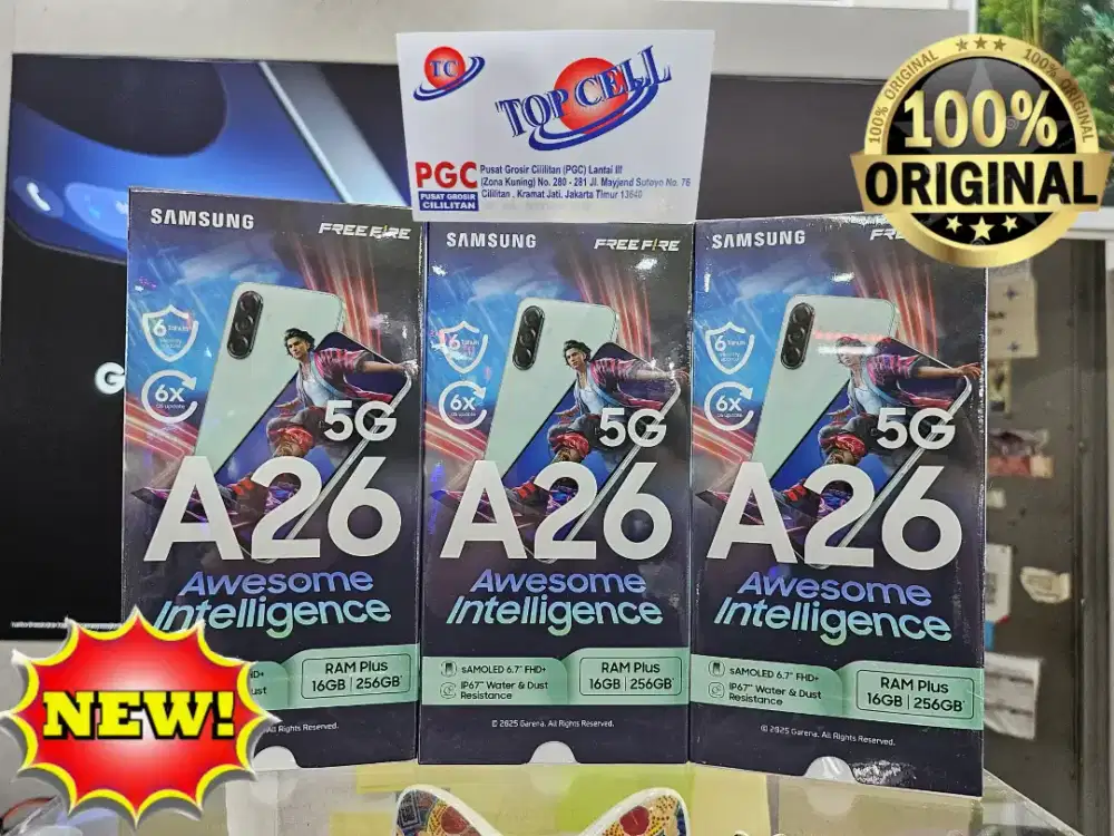 NEW SAMSUNG A26 5G RAM 8/256 GARANSI RESMI 100%